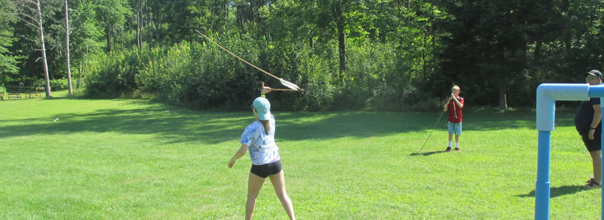 atlatl action shot